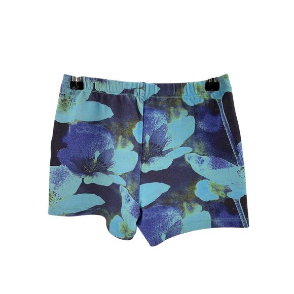 Miaou 'Booty' Blue Rayon Shorts Size S - Picture 3 of 4